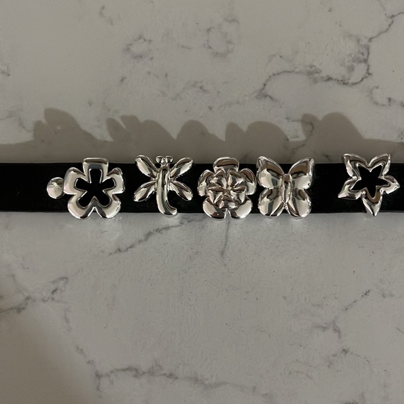 Y2K Super Cute Leather Cuff Bracelet - Picture 2 of 8